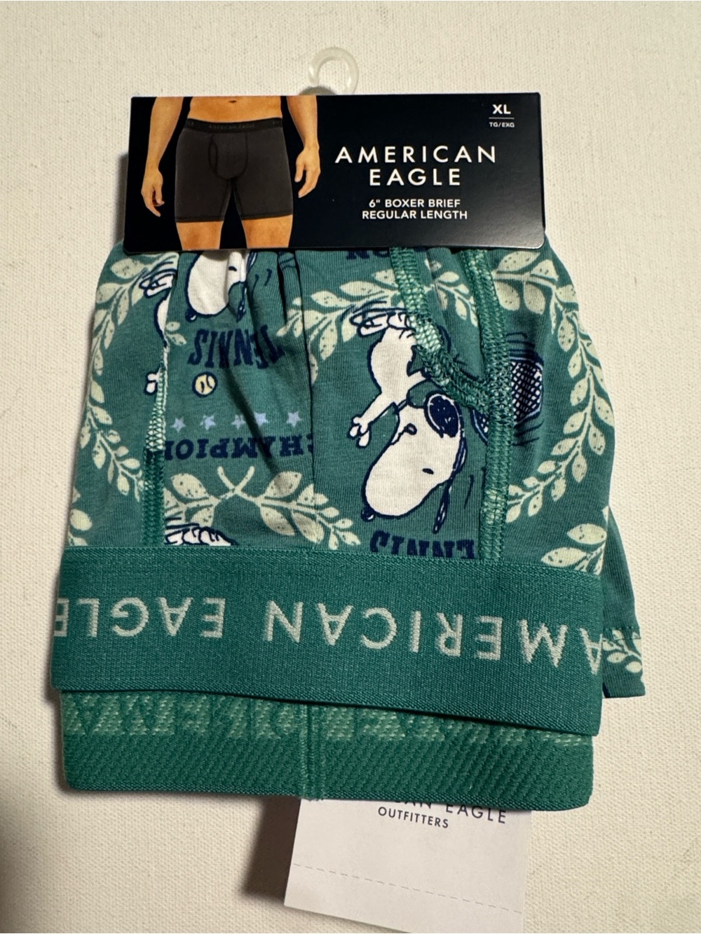 Snoopy Boxer Briefs Mens XL American Eagle Tennis